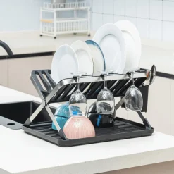 Afdruiprek REENA Plooibaar Zwart