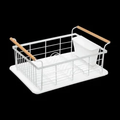 Afdruiprek WHITEWOOD Met. Wit