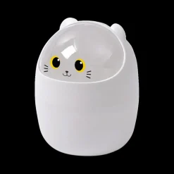 Afvalemmertje WHITE CAT Wit