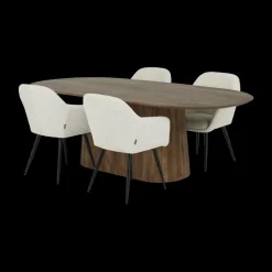 Armstoel BARKER bouclé