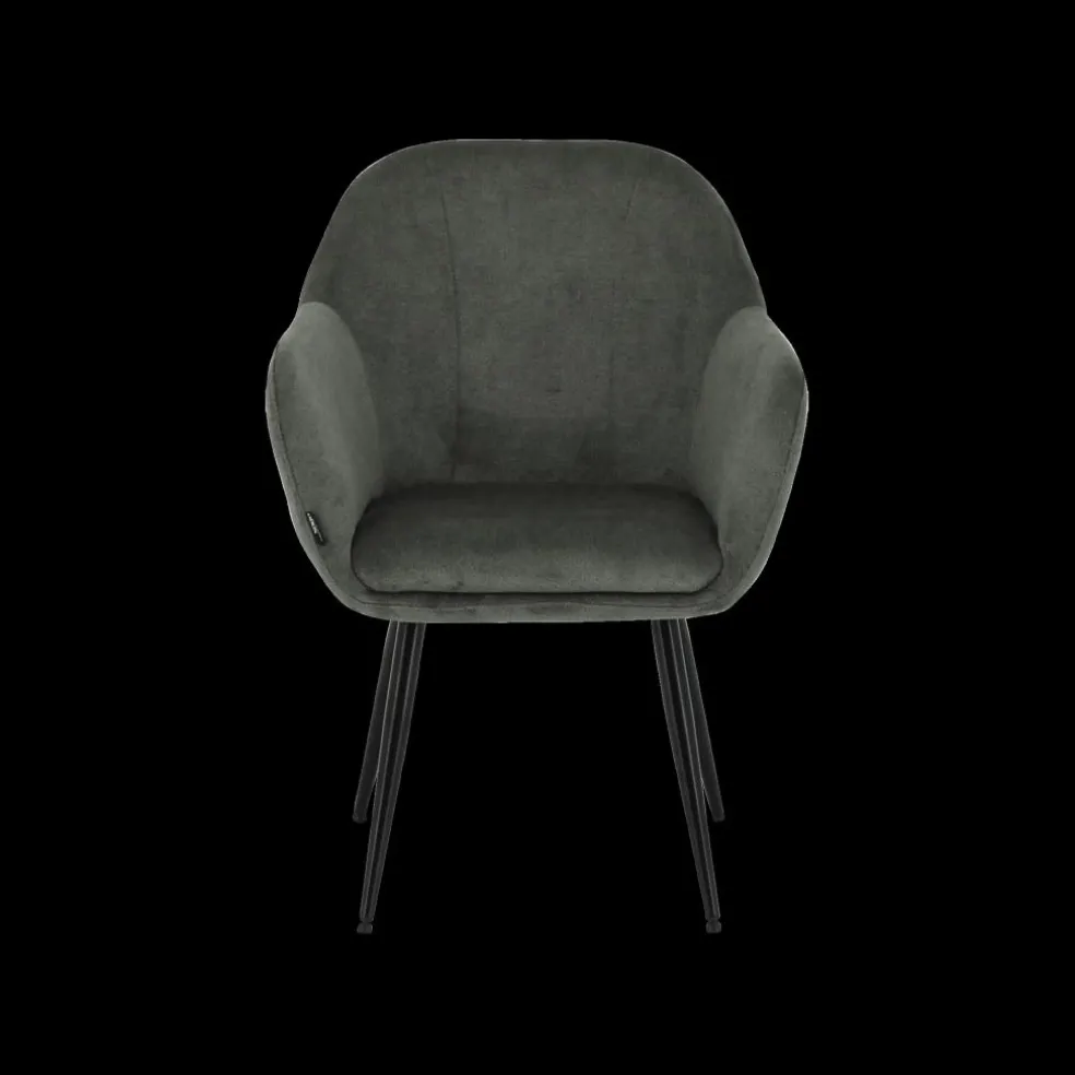 Armstoel BARKER vintage groen