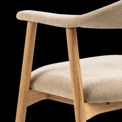 Armstoel COLETTE Danny Beige - Poot Eik