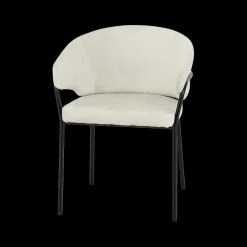 Armstoel ELOISE Natural Pt Zwart