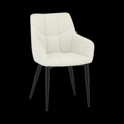 Armstoel LIZZY Cream Pt Zwart