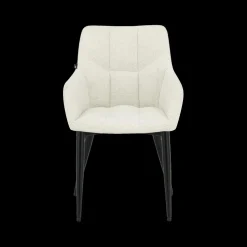 Armstoel LIZZY Cream Pt Zwart