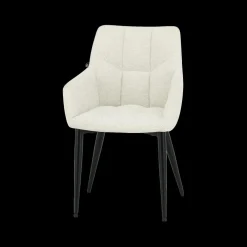 Armstoel LIZZY Cream Pt Zwart