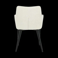 Armstoel LIZZY Cream Pt Zwart