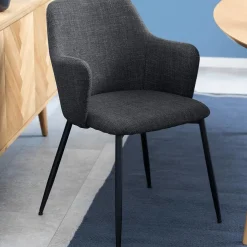 Armstoel LONNE Basel Dark Grey