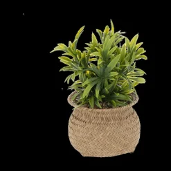 Artif. Plant NATURE Groen Mand Naturel