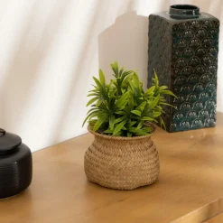 Artif. Plant NATURE Groen Mand Naturel