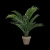 Artificiële Areca Palm Groen in Pot Stan Grijs