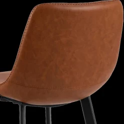 Barstoel AMBROS PU retro leather look brandy 691B - ZH76,5cm