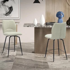 Barstoel ANETA Draaibaar Ecru ZH68.5