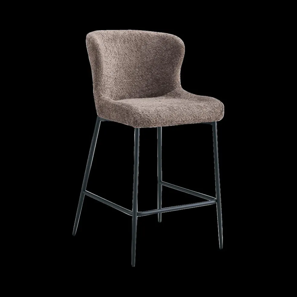 Barstoel DORIEN Bouclé Zand