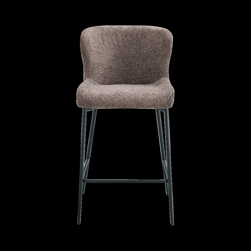 Barstoel DORIEN Bouclé Zand