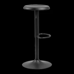 Barstoel FACTORY metal matt black rough powder coated