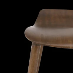 Barstoel FAVELA Ash Wood Walnut ZH65