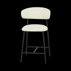 Barstoel FJERRE Bouclé Ecru