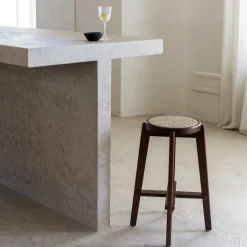 Barstoel OLAF Beech Wood Walnut ZH66