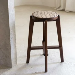 Barstoel OLAF Beech Wood Walnut ZH66