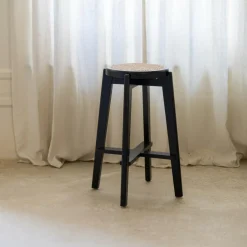 Barstoel OLAF Beech Wood Black ZH66