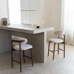 Barstoel SIGNY Ash Wood Walnut ZH65