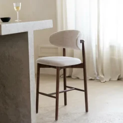 Barstoel SIGNY Ash Wood Walnut ZH65