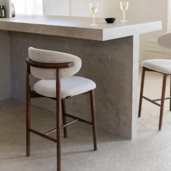 Barstoel SIGNY Ash Wood Walnut ZH65