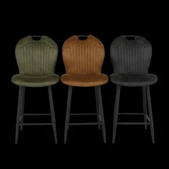 Barstoel TWISTER Softyl Antraciet