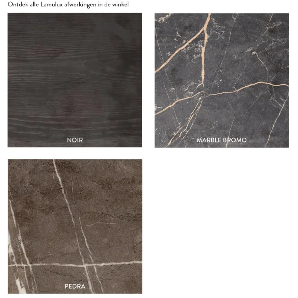 Bartafel HOLDEN Zwart 138x80