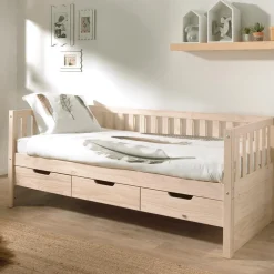Bed MARGOT Milky Pine 90x200