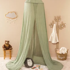 Bedhemel JOLEIN Katoen Mint