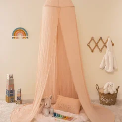 Bedhemel JOLEIN Katoen Oudroze