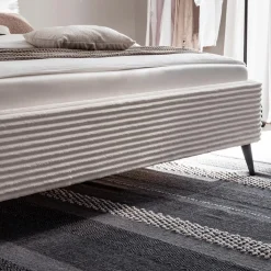 Bedkader EVALINA 160x200 (incl. opberg) Beige