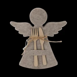 Bestekhouder ANGELA Engel Vilt Ass.