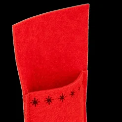 Bestekhouders S/4 XMASS Kerstoutfit Rood