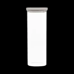 Bewaardoos HERIMIT 2L Glas/Sil. Greige