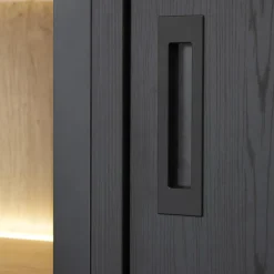 Bibliotheek WINSTON Zwart B240