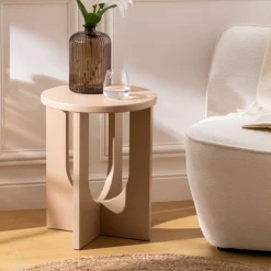 Bijzettafel BLOOMS Rond Beige