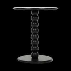 Bijzettafel BUTTON Rond Zwart