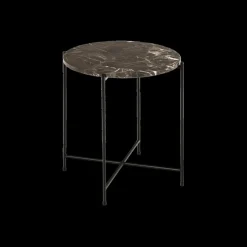 Bijzettafel FREJA Brown Emperador Marble