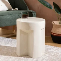 Bijzettafel KRISS Ker. Crème