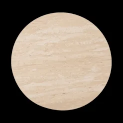 Bijzettafel LAGOON Ø50 Travertijnlook