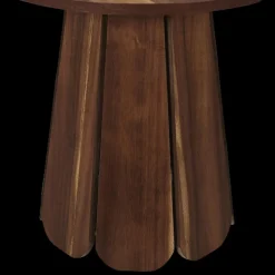 Bijzettafel SLITT Ø45 Bruin