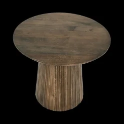 Bijzettafel SUNDAR Ø60 Mango Donkerbruin