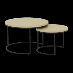 Bijzettafels ZORA Ø70/Ø50