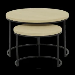 Bijzettafels ZORA Ø70/Ø50