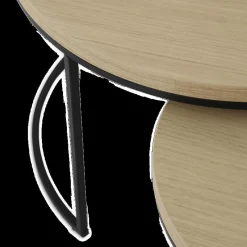 Bijzettafels ZORA Ø70/Ø50