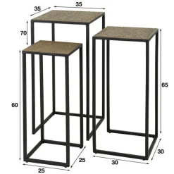 Bloemenzuil FEBE Set van 3