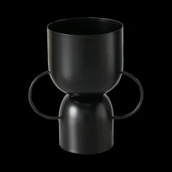 Bloempot FALEVIO Metaal Zwart